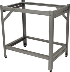 Value Collection - 36" Long x 24" Wide x 36" High, Steel Stationary Inspection Surface Plate Stand - Gray, For Use with MHC Surface Plates - Exact Tool & Supply