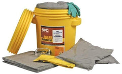 Brady SPC Sorbents - 15 Gal Capacity Oil Only Spill Kit - 20 Gal Polyethylene Lab Pack - Exact Tool & Supply