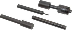 Made in USA - 5C Steel Collet Stop - Includes 1/8 Inch Diameter End Rod, 1/2 Inch Diameter End Rod, 3/4 Inch Diameter End Rod, 1 Inch Diameter End Rod and Stop Body - Exact Tool & Supply