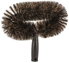 Unger - Horsehair Dust Brush - 1-1/4" Bristle Length, 11" Long Head, Plastic Handle - Exact Tool & Supply