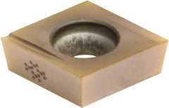 Sumitomo - CCGT21.5.001 FX Grade AC530U Carbide Turning Insert - TiAlN/AlCrN Finish, 80° Diamond, 1/4" Inscr Circle, 3/32" Thick, 0.0039" Corner Radius - Exact Tool & Supply