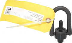 American Drill Bushing - 450 kgs. Load Capacity, 58.2 mm Wide x 82 mm High x 36-1/2 mm Opening, Extra Duty Center Pull Hoist Ring - Exact Tool & Supply