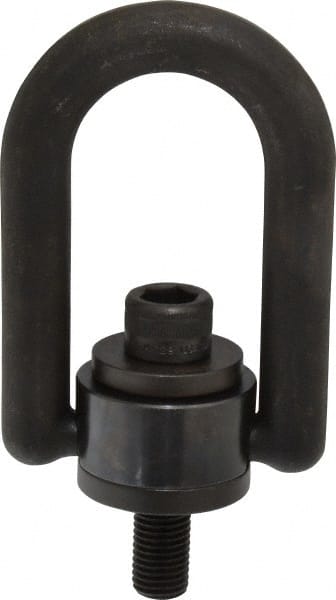 American Drill Bushing - 1,900 kgs. Load Capacity, 88.9 mm Wide x 134.9 mm High x 62 mm Opening, Extra Duty Center Pull Hoist Ring - Exact Tool & Supply