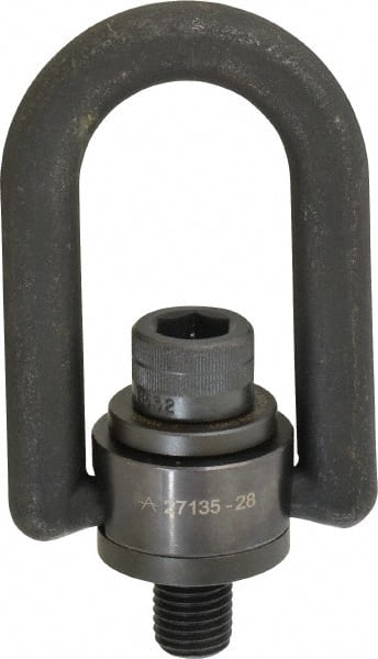American Drill Bushing - 2,200 kgs. Load Capacity, 88.9 mm Wide x 134.9 mm High x 58.7 mm Opening, Extra Duty Center Pull Hoist Ring - Exact Tool & Supply