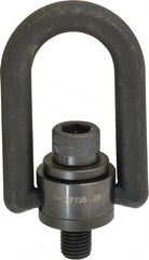 American Drill Bushing - 2,200 kgs. Load Capacity, 88.9 mm Wide x 134.9 mm High x 58.7 mm Opening, Extra Duty Center Pull Hoist Ring - Exact Tool & Supply