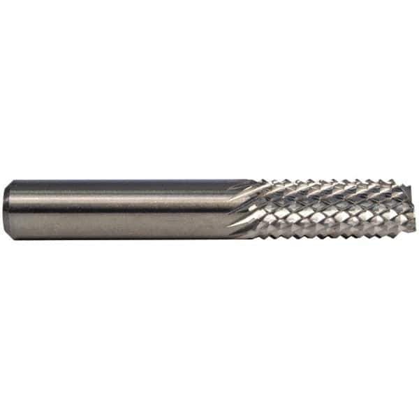 M.A. Ford - 1.6mm Diam, End Mill End, Solid Carbide Diamond Pattern Router Bit - 1-1/2" OAL - Exact Tool & Supply