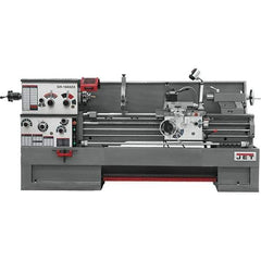 Jet - 16" Swing, 60" Between Centers, 230 Volt, Triple Phase Engine Lathe - 7MT Taper, 7-1/2 hp, 25 to 1,800 RPM, 3-1/8" Bore Diam, 40" Deep x 48" High x 116-1/2" Long - Exact Tool & Supply