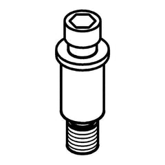 Kennametal - Lock Pin for Indexable Turning Tools - Series Wedgelock, Compatible with Clamps, Inserts, Shims, Compatible with WC-4 Clamps - Exact Tool & Supply