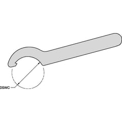 Kennametal - Spanner Wrench for Indexable Tools - Series HSW - Exact Tool & Supply