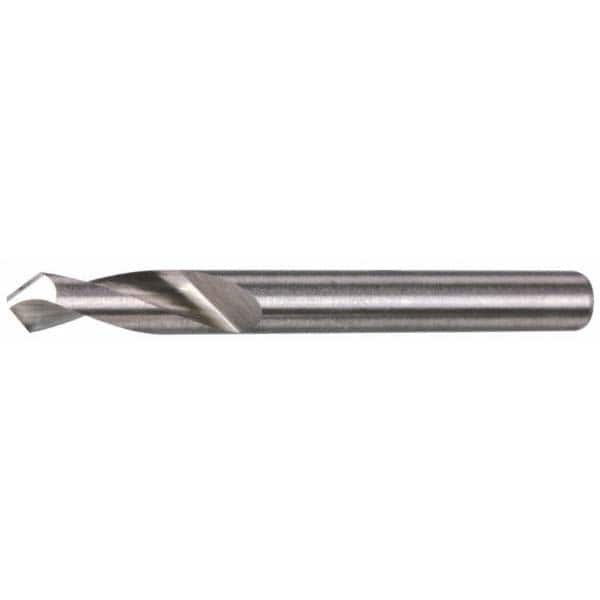 Accupro - 4mm Body Diam, 90°, 51mm OAL, Solid Carbide Spotting Drill - Exact Tool & Supply