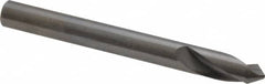 Made in USA - 1/4" Body Diam, 90°, 2-1/2" OAL, Solid Carbide Spotting Drill - Exact Tool & Supply
