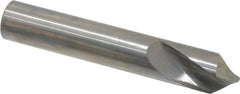 Made in USA - 1/2" Body Diam, 90°, 3" OAL, Solid Carbide Spotting Drill - Exact Tool & Supply