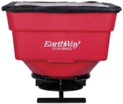 Made in USA - 100 Lb Polyethylene Vehicle Mounted Landscape Spreader - 12 Volt - Exact Tool & Supply