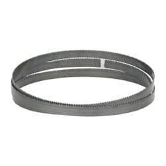 M.K. MORSE - 10 TPI, 5' 4-1/2" Long x 1/2" Wide x 0.025" Thick, Welded Band Saw Blade - High Carbon Steel, Toothed Edge, Raker Tooth Set, Flexible Back, Contour Cutting - Exact Tool & Supply