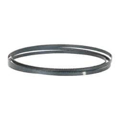 M.K. MORSE - 6 TPI, 7' 9-1/2" Long x 3/8" Wide x 0.025" Thick, Welded Band Saw Blade - High Carbon Steel, Toothed Edge, Raker Tooth Set, Flexible Back, Contour Cutting - Exact Tool & Supply