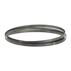 M.K. MORSE - 6 TPI, 7' 9-1/2" Long x 1/2" Wide x 0.025" Thick, Welded Band Saw Blade - High Carbon Steel, Toothed Edge, Raker Tooth Set, Flexible Back, Contour Cutting - Exact Tool & Supply