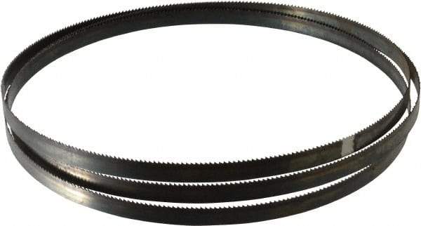 M.K. MORSE - 10 TPI, 7' 9-1/2" Long x 1/2" Wide x 0.025" Thick, Welded Band Saw Blade - High Carbon Steel, Toothed Edge, Raker Tooth Set, Flexible Back, Contour Cutting - Exact Tool & Supply