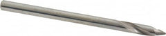 Made in USA - 1/8" Body Diam, 60°, 2" OAL, Solid Carbide Spotting Drill - Exact Tool & Supply