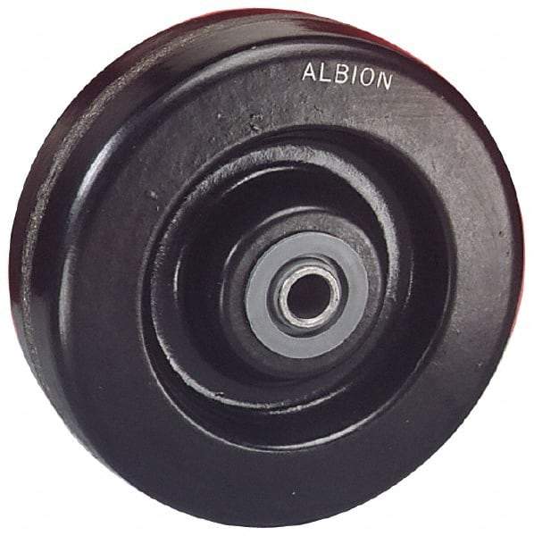 Albion - 10 Inch Diameter x 3 Inch Wide, Phenolic Caster Wheel - 2,900 Lb. Capacity, 3-1/2 Inch Hub Length, 1 Inch Axle Diameter, Tapered Bearing - Exact Tool & Supply