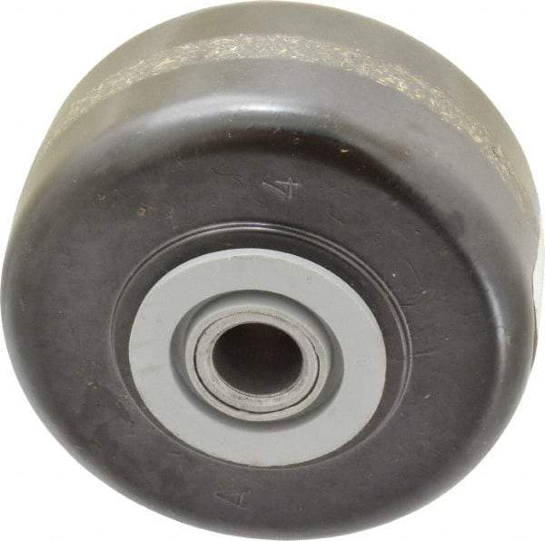 Albion - 3-1/4 Inch Diameter x 1-1/2 Inch Wide, Phenolic Caster Wheel - 600 Lb. Capacity, 1-5/8 Inch Hub Length, 3/4 Inch Axle Diameter, Roller Bearing - Exact Tool & Supply