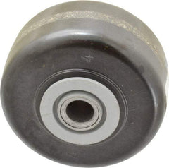 Albion - 3-1/4 Inch Diameter x 1-1/2 Inch Wide, Phenolic Caster Wheel - 600 Lb. Capacity, 1-5/8 Inch Hub Length, 3/4 Inch Axle Diameter, Roller Bearing - Exact Tool & Supply