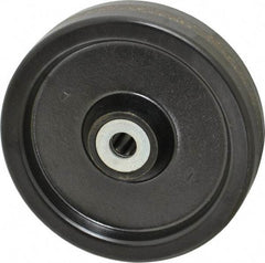Albion - 5 Inch Diameter x 1-1/4 Inch Wide, Phenolic Caster Wheel - 400 Lb. Capacity, 1-3/8 Inch Hub Length, 1/2 Inch Axle Diameter, Roller Bearing - Exact Tool & Supply
