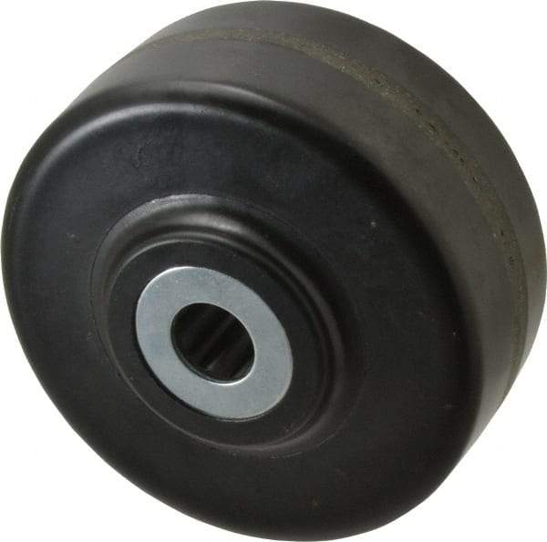 Albion - 6 Inch Diameter x 2-1/2 Inch Wide, Phenolic Caster Wheel - 1,600 Lb. Capacity, 3-1/4 Inch Hub Length, 1 Inch Axle Diameter, Roller Bearing - Exact Tool & Supply