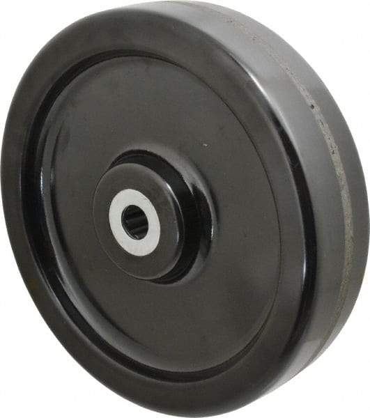 Albion - 12 Inch Diameter x 3 Inch Wide, Phenolic Caster Wheel - 3,500 Lb. Capacity, 3-1/4 Inch Hub Length, 1 Inch Axle Diameter, Roller Bearing - Exact Tool & Supply