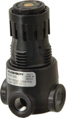 Wilkerson - 1/8 NPT Port, 13 CFM, Zinc Miniature Regulator - 2 to 125 psi Range, 300 Max psi Supply Pressure, 1/8" Gauge Port Thread, 1.65" Wide x 2.88" High - Exact Tool & Supply