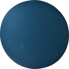 Superior Abrasives - 16" Diam, 60 Grit Zirconia Alumina Adhesive PSA Disc - Medium Grade, Blue, Cloth Backing, Flexible - Exact Tool & Supply