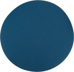 Superior Abrasives - 20" Diam, 80 Grit Zirconia Alumina Adhesive PSA Disc - Medium Grade, Blue, X Weighted Backing, Flexible - Exact Tool & Supply