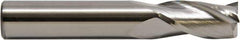 M.A. Ford - 10mm, 30mm LOC, 16mm Shank Diam, 89mm OAL, 3 Flute, Solid Carbide Square End Mill - Single End, TiCN Finish, 30° Helix, Centercutting, Right Hand Cut, Right Hand Flute, Series 116 - Exact Tool & Supply
