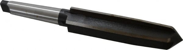 Interstate - 2" Reamer Diam, 1-1/4" Small End Diam, 4MT Morse Taper Shank, 7-3/8" Flute, Bridge Reamer - Exact Tool & Supply