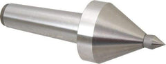 Royal Products - MT5 Taper Shank, 3-3/8" Head Diam 5,700 & 6,865 Lb Capacity Live Center - 3,500 Max RPM, 3.15" Head Length, 3/4" Point Diam, 1-1/8" Point Len, 1,165 Lb Max Workpc, 9-13/16" OAL, 3/4" Tip Diam, Long Point - Exact Tool & Supply