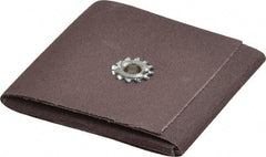 3M - 120 FEPA Grit, Fine Grade, Aluminum Oxide Square Pad - 3" Long x 3" Wide x 1/4" Thick, Cloth Backed, X Backing Weight, 9,000 Max RPM - Exact Tool & Supply
