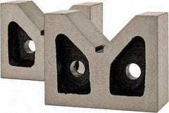 Value Collection - 1-3/4" Max Capacity, 90° Angle, Cast Iron V-Block - 3" Long x 1-5/16" Wide x 2-3/8" High, Sold as Matched Pair - Exact Tool & Supply