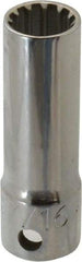 Proto - 3/8" Drive, 7/16" Socket, Spline Socket - 12 Points, 2-1/8" OAL - Exact Tool & Supply