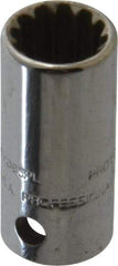 Proto - 1/4" Drive, 9/32" Socket, Spline Socket - 12 Points, 59/64" OAL - Exact Tool & Supply