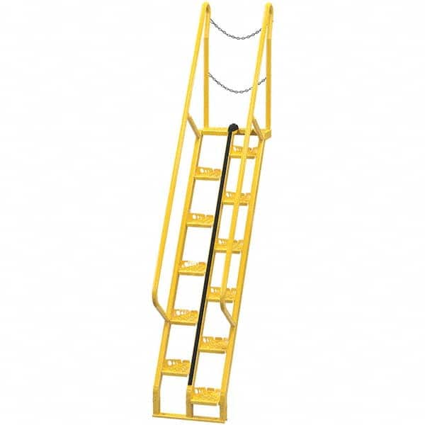 Vestil - Rolling & Wall Mounted Ladders & Platforms Type: Alternating Tread Stair Style: Tread Stair - Exact Tool & Supply