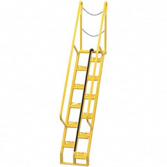 Vestil - Rolling & Wall Mounted Ladders & Platforms Type: Alternating Tread Stair Style: Tread Stair - Exact Tool & Supply