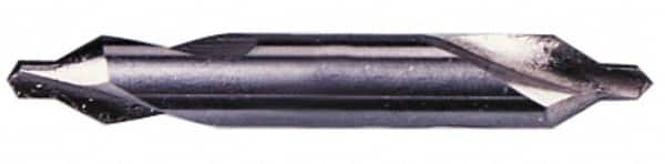 Interstate - #8 Plain Cut 60° Incl Angle Cobalt Combo Drill & Countersink - Exact Tool & Supply