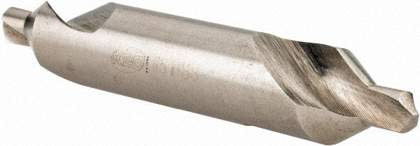 Keo - #5 Plain Cut 60° Incl Angle High Speed Steel Combo Drill & Countersink - Exact Tool & Supply