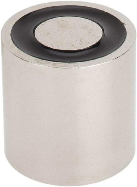 Mag-Mate - 1-1/4" Diam, 4.5 Watts, 44 Lb Max Magnetic Pull Electromagnet - 1/4-20 Thread, 24 DC Output Voltage - Exact Tool & Supply