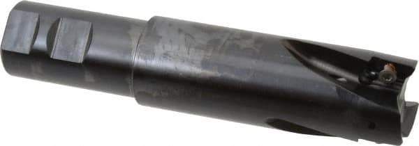Kennametal - 1-1/2" Cut Diam, 18.03mm Max Depth of Cut, 1-1/4" Shank Diam, 165.86mm OAL, Indexable Square Shoulder End Mill - EC18.., EP18.. Inserts, Weldon Shank, 0° Lead Angle - Exact Tool & Supply