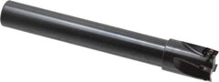 Kennametal - 1-1/2" Cut Diam, 14.48mm Max Depth of Cut, 1-1/4" Shank Diam, 254mm OAL, Indexable Square Shoulder End Mill - EC14.., EP14.. Inserts, Cylindrical Shank, 0° Lead Angle, Through Coolant - Exact Tool & Supply