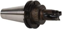 Kennametal - 1" Cut Diam, 14.73mm Max Depth of Cut, 144.45mm OAL, Indexable Square Shoulder End Mill - EC14.., EP14.. Inserts, CAT 40 Taper Shank, 0° Lead Angle, Through Coolant - Exact Tool & Supply
