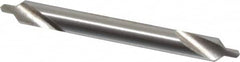 Interstate - #1 Plain Cut 90° Incl Angle High Speed Steel Combo Drill & Countersink - Exact Tool & Supply