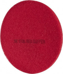 3M - Spray Buffing Pad - 19" Machine, Red Pad, Polyester - Exact Tool & Supply