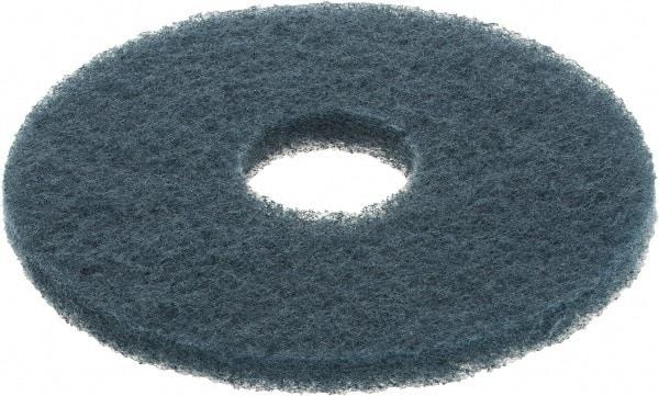 3M - Scrubbing Pad - 12" Machine, Blue Pad, Nylon & Polyester - Exact Tool & Supply