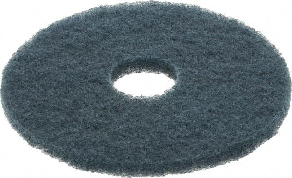 3M - Scrubbing Pad - 14" Machine, Blue Pad, Nylon & Polyester - Exact Tool & Supply